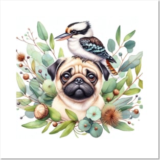 Australian Pug Dog Posters and Art